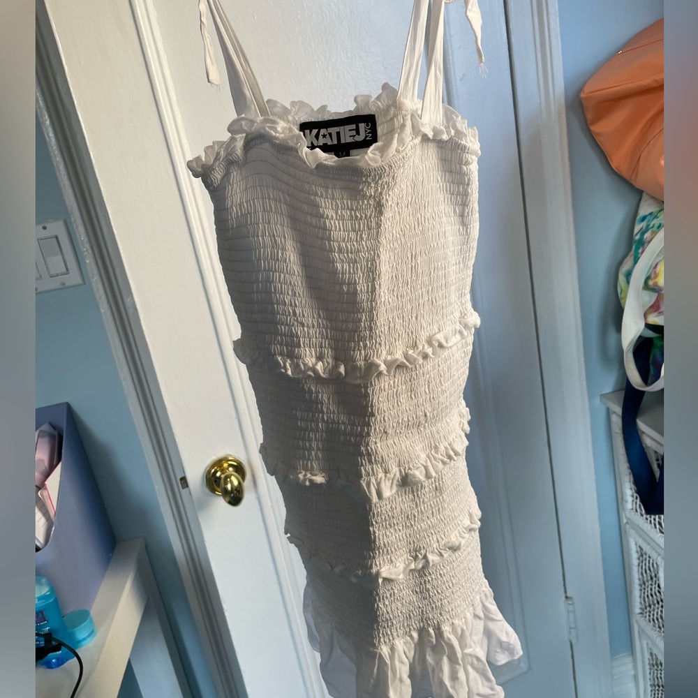 Tween Evan white summer dress